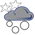 Hail shower (night)