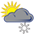 Light snow shower (day)