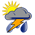 Thundery shower (day)