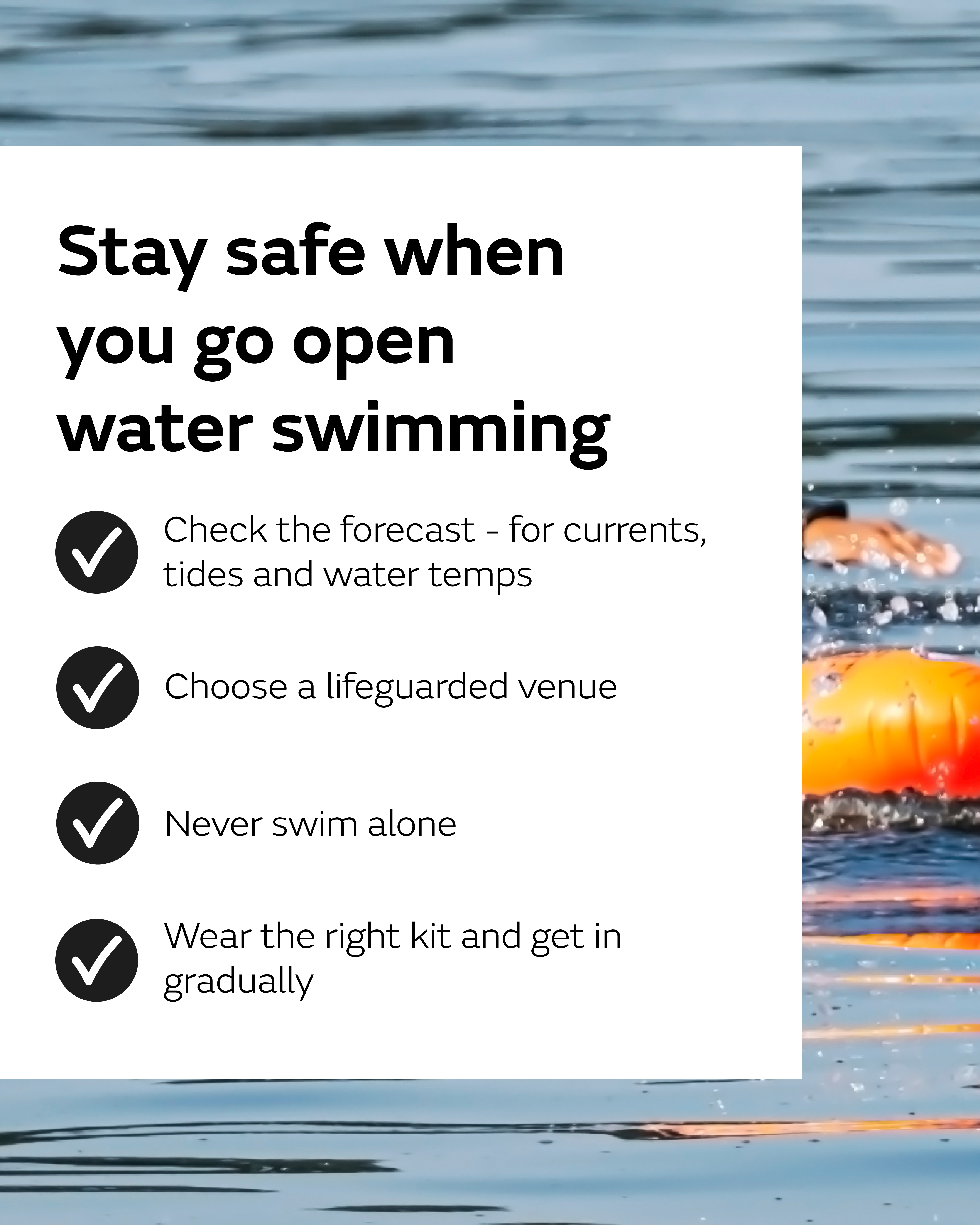 Met Office open water swimming advice