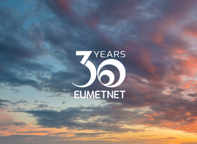 The EUMETNET 30 years anniversary logo