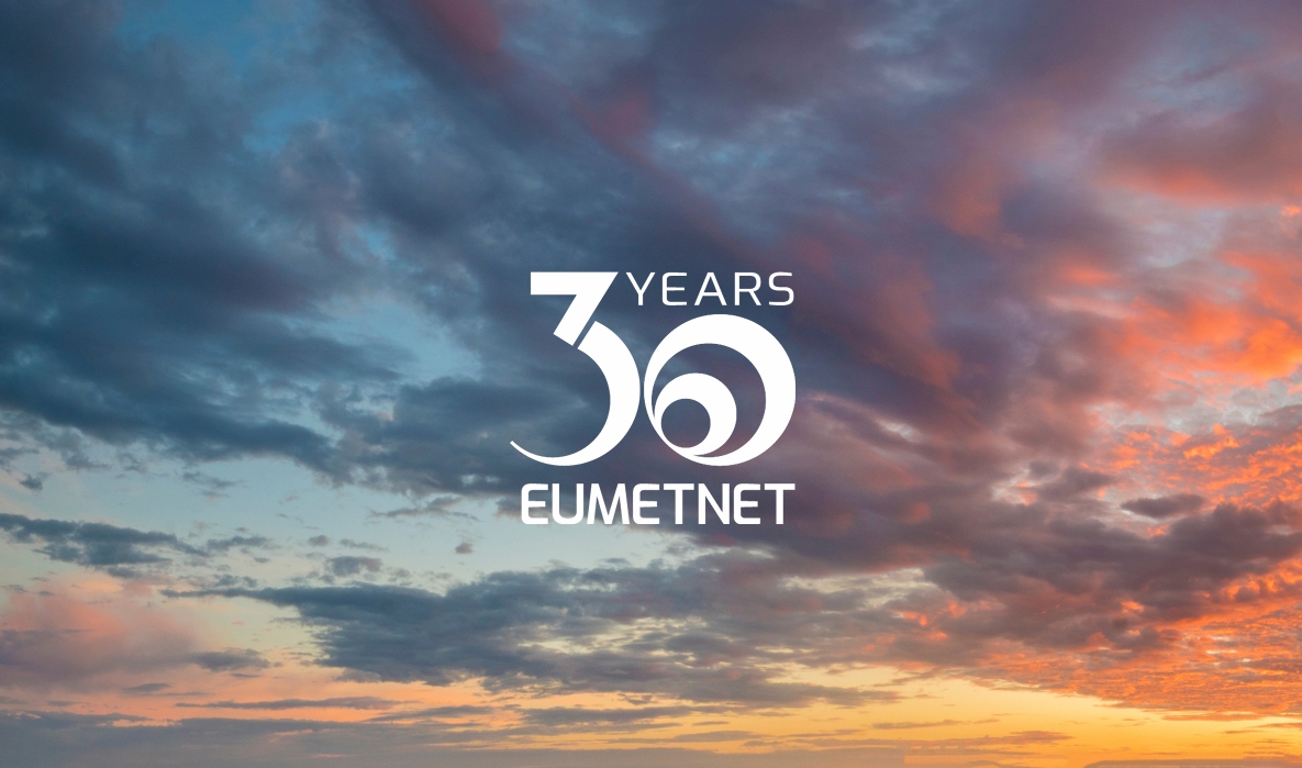The EUMETNET 30 years anniversary logo.