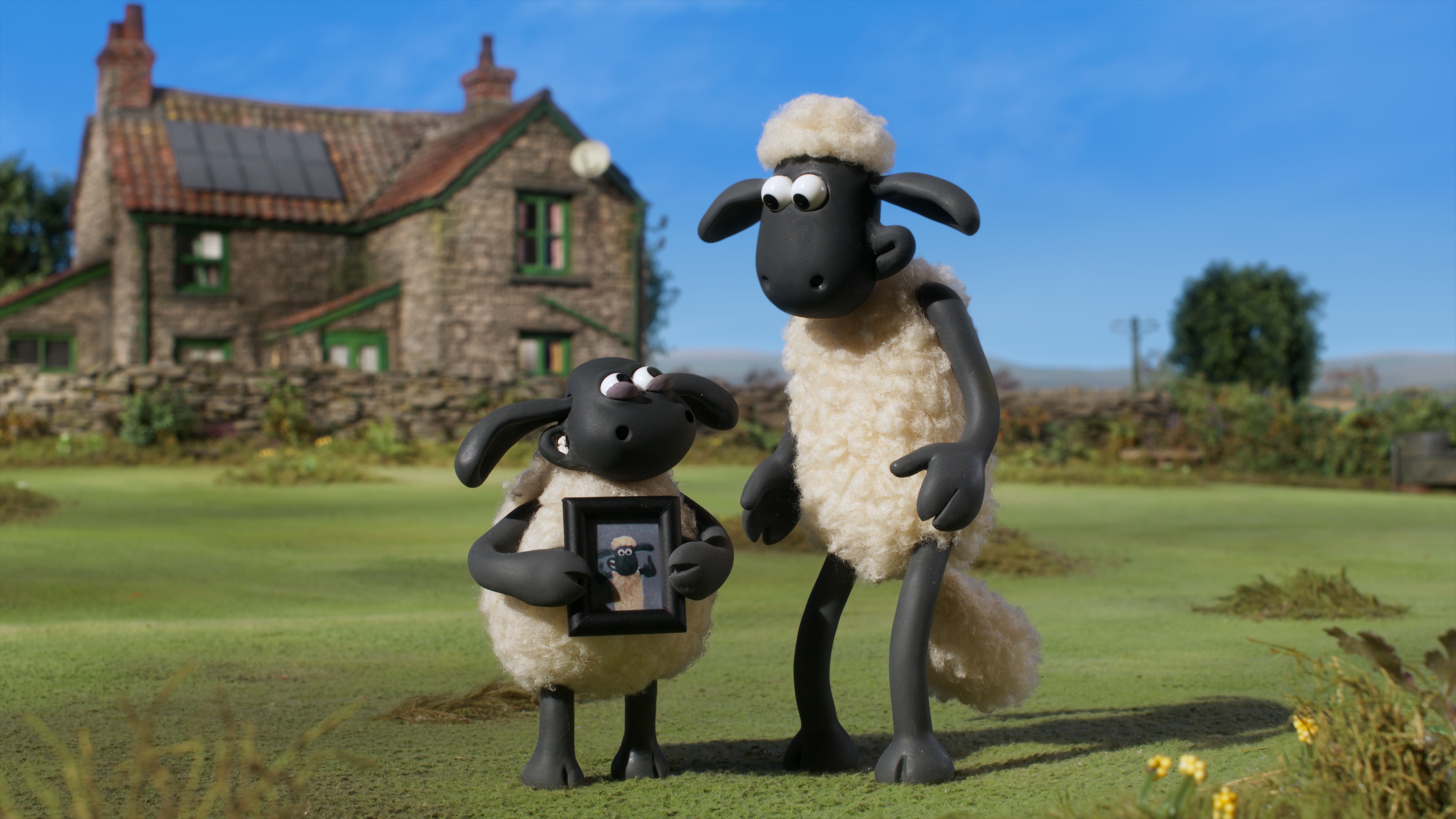 Timmy and Shaun the Sheep, from Aardman