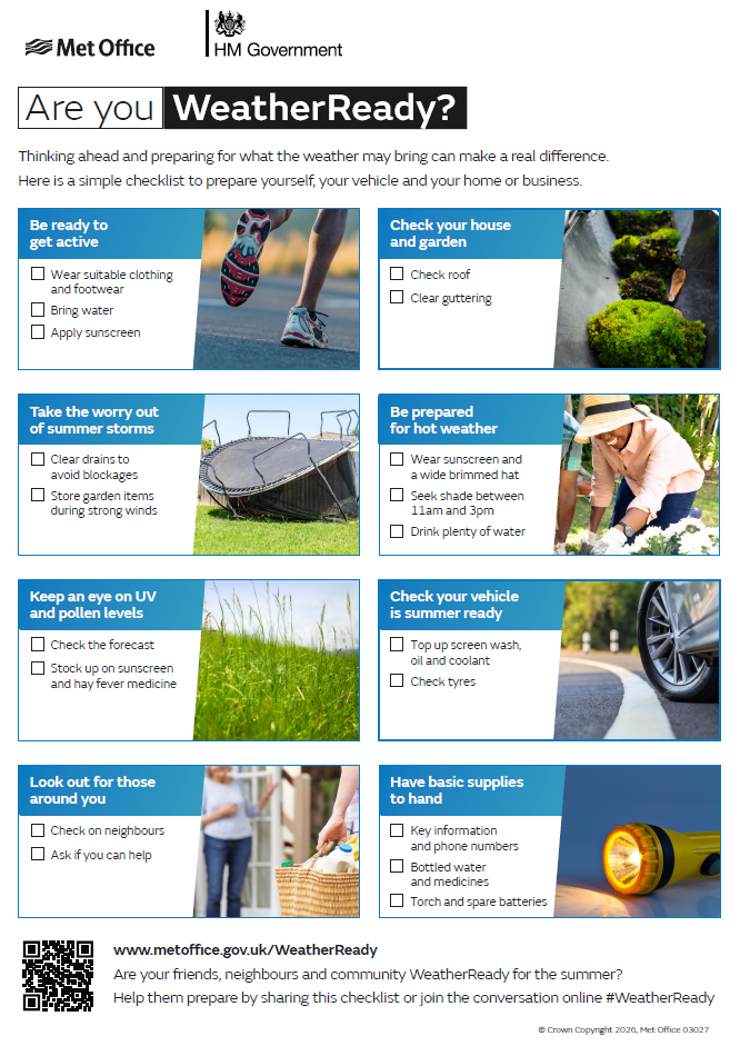 WeatherReady summer poster