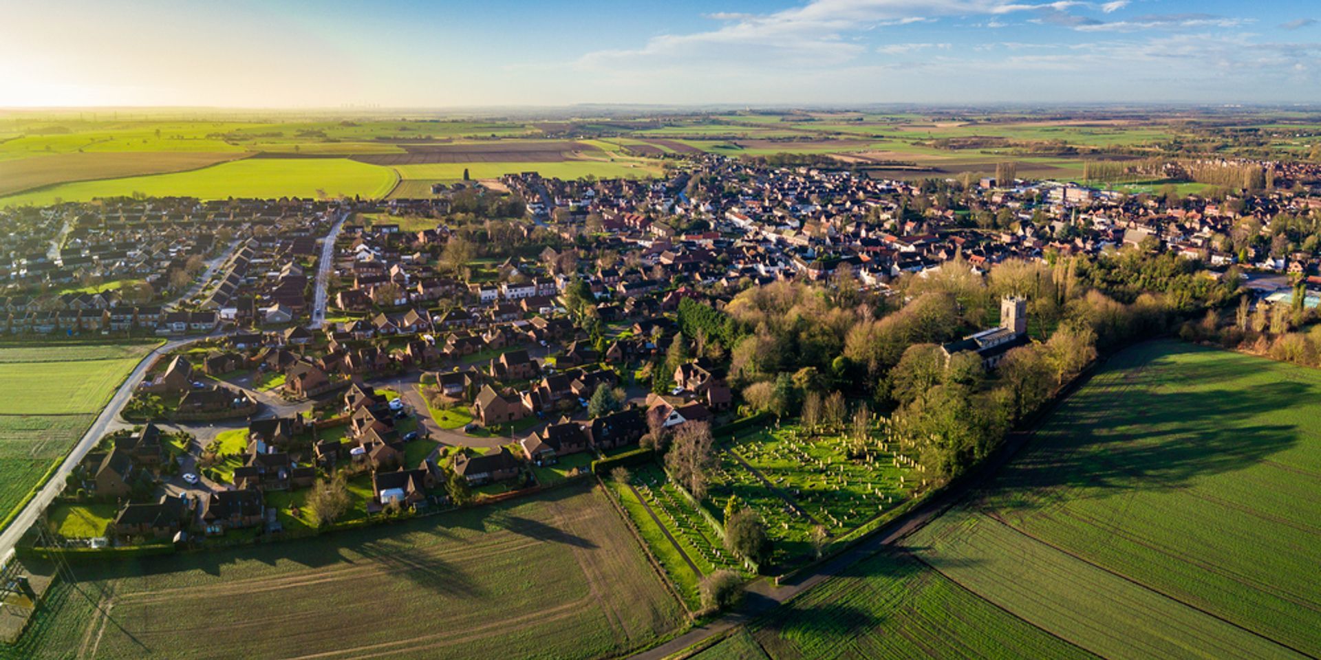 aerial-view-of-a-town