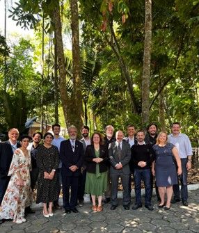 Senior representatives from MCTI, FCDO and INPA at the launch event.