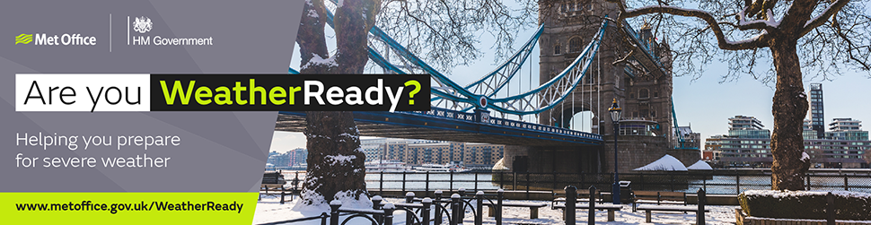 WeatherReady email signature with picture of Tower Bridge in London