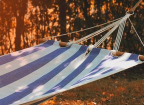 hammock-hanging-in-a-summer-garden