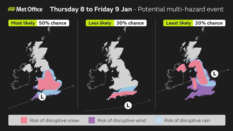Cold spell continues with further snow and ice warnings - Met Office