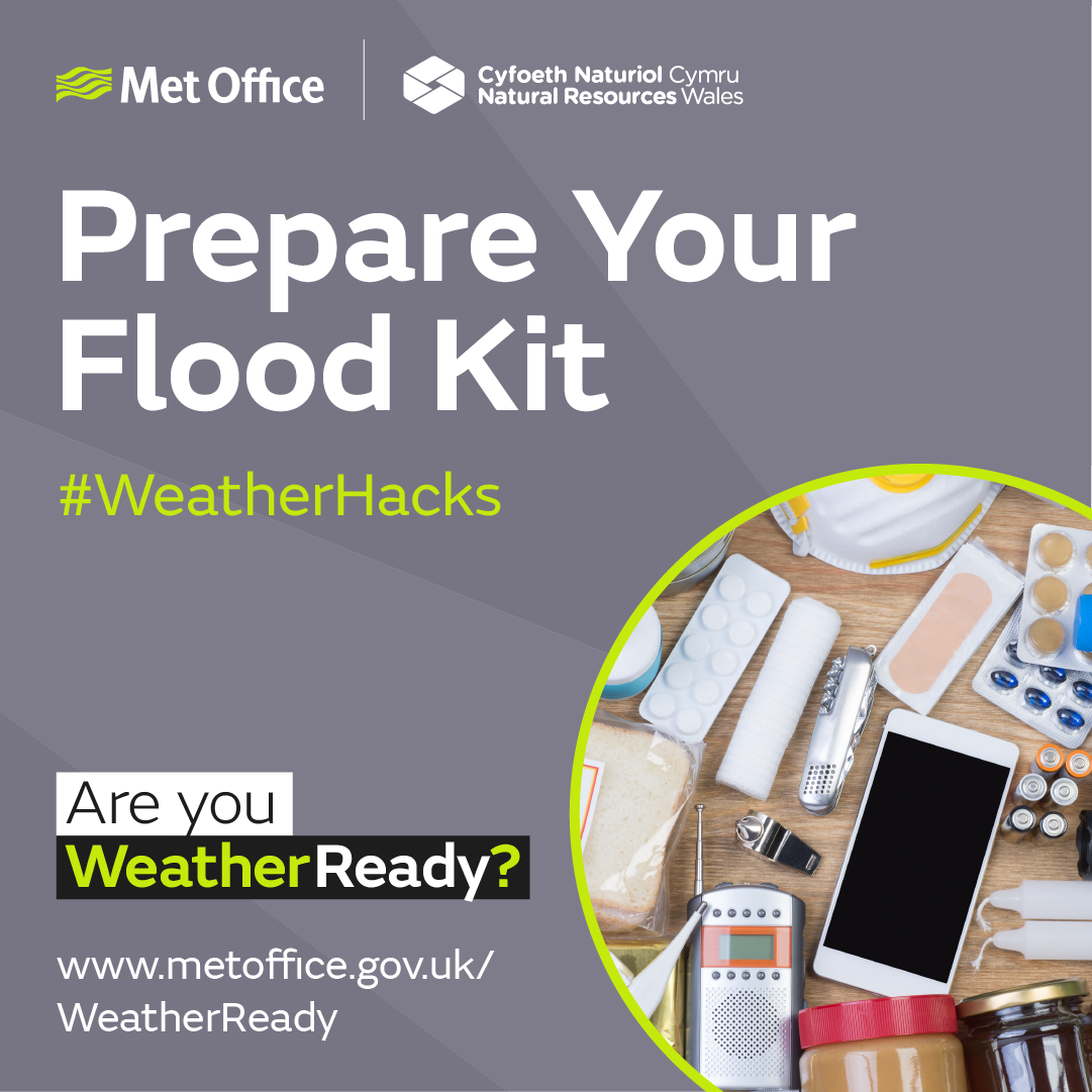 Prepare your flood kit, WeatherHack with Natural Resources Wales
