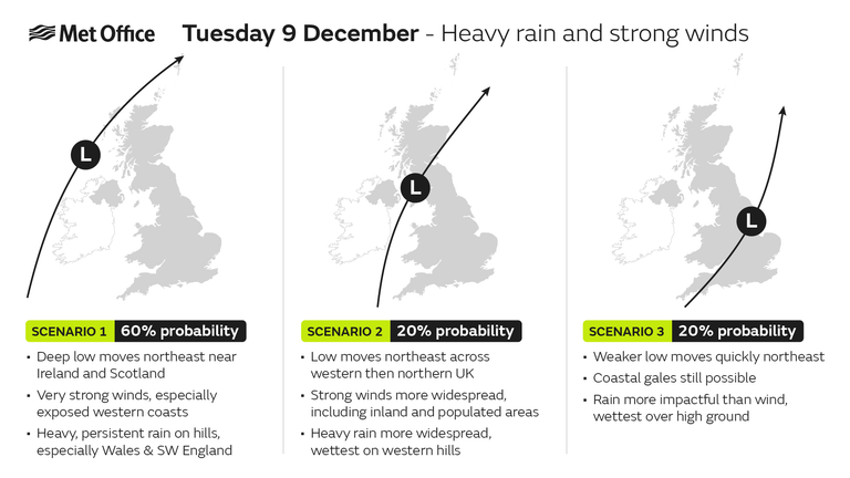 An unsettled weekend ahead of potentially disruptive weather next week ...