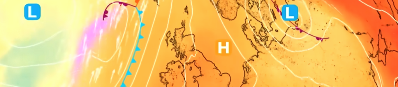 Met Office 10-Day Trend: High pressure in charge with hot weekend on ...