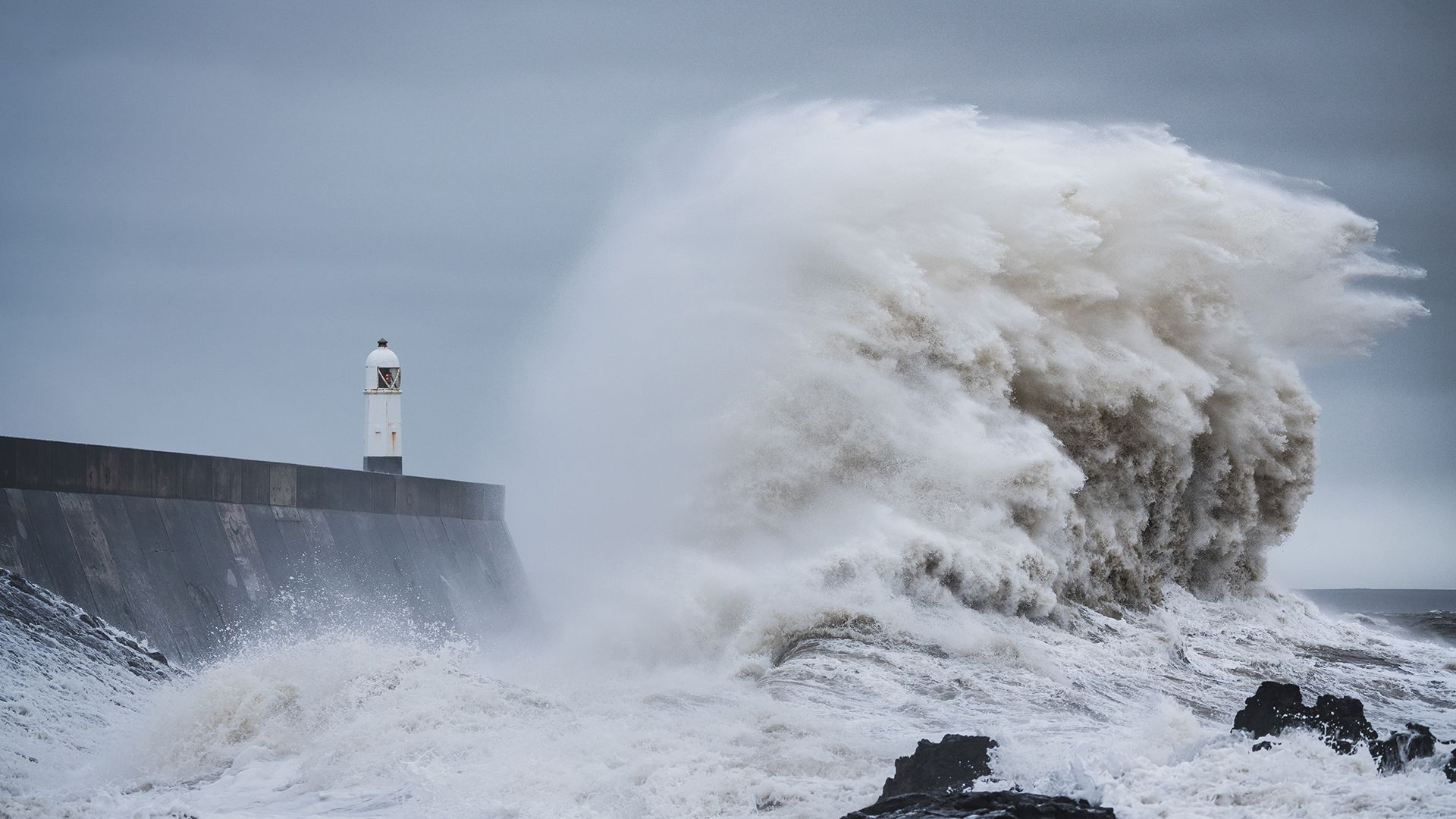 Stormy seas
