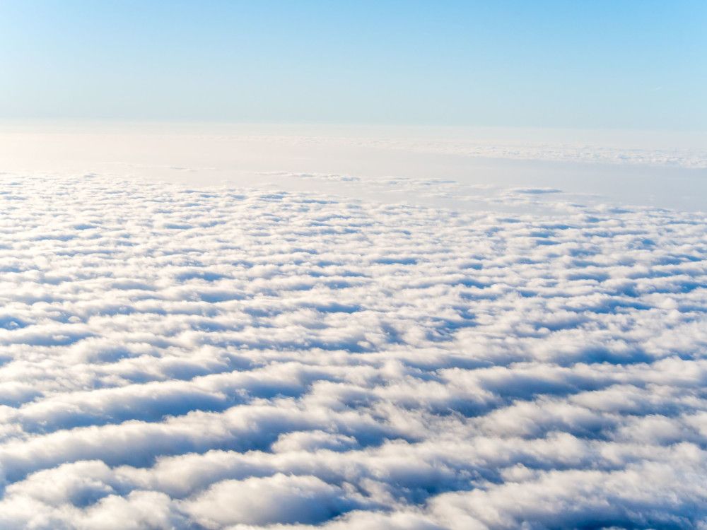 Stratocumulus clouds from above
