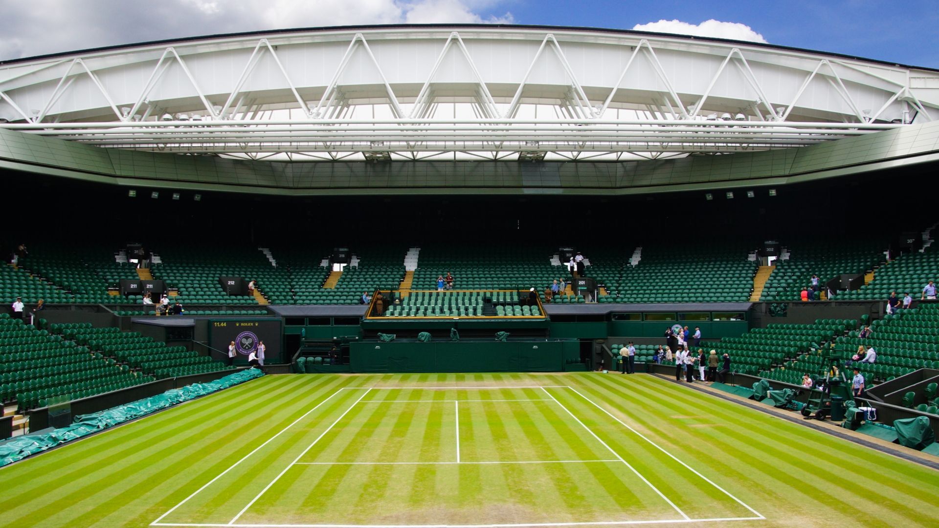 Centre court at Wimbledon