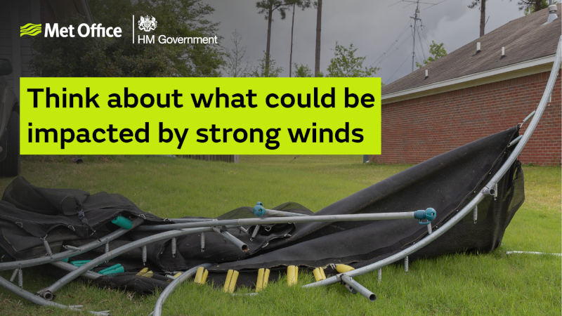 Think about what could be impacted by strong winds