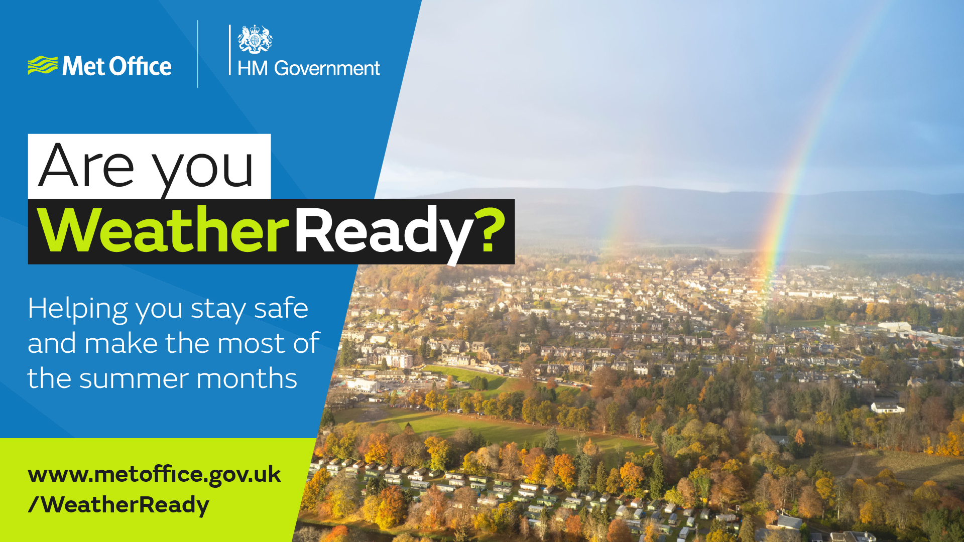 WeatherReady summer X/Twitter graphic