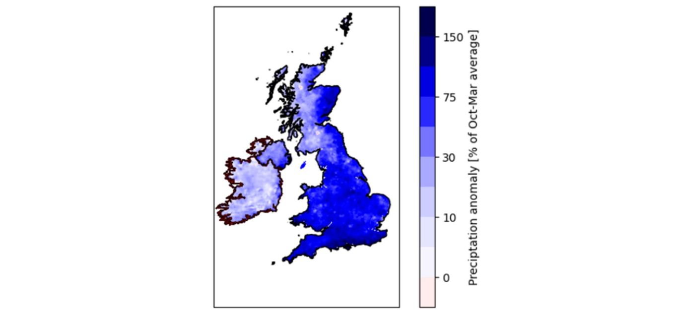 Climate change drives increase in storm rainfall - Met Office