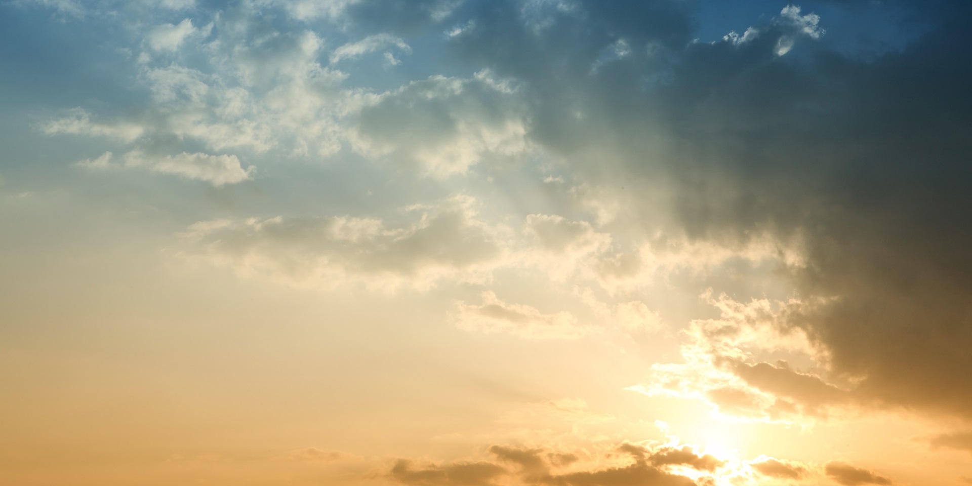 Sunny weather with clouds
