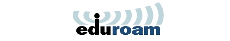 eduroam logo showing a Wi-Fi like signal beaming off the 'd'