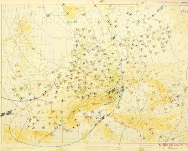 Image of German D-Day map