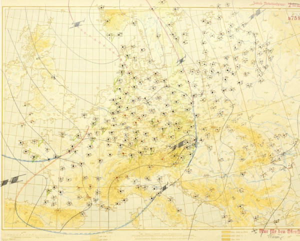 Image of German D-Day map