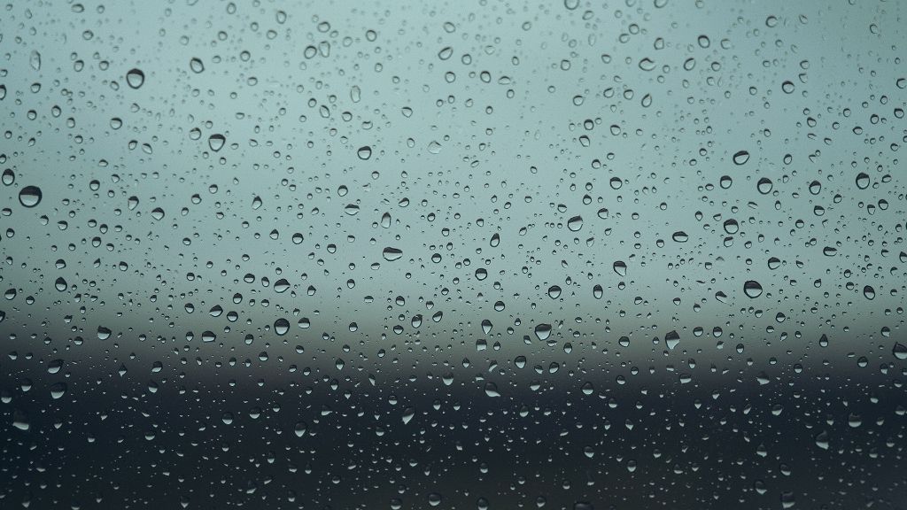 Raindrops on a window