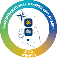 World Meteorological Organization International Weather Apps Awards 2020 winner