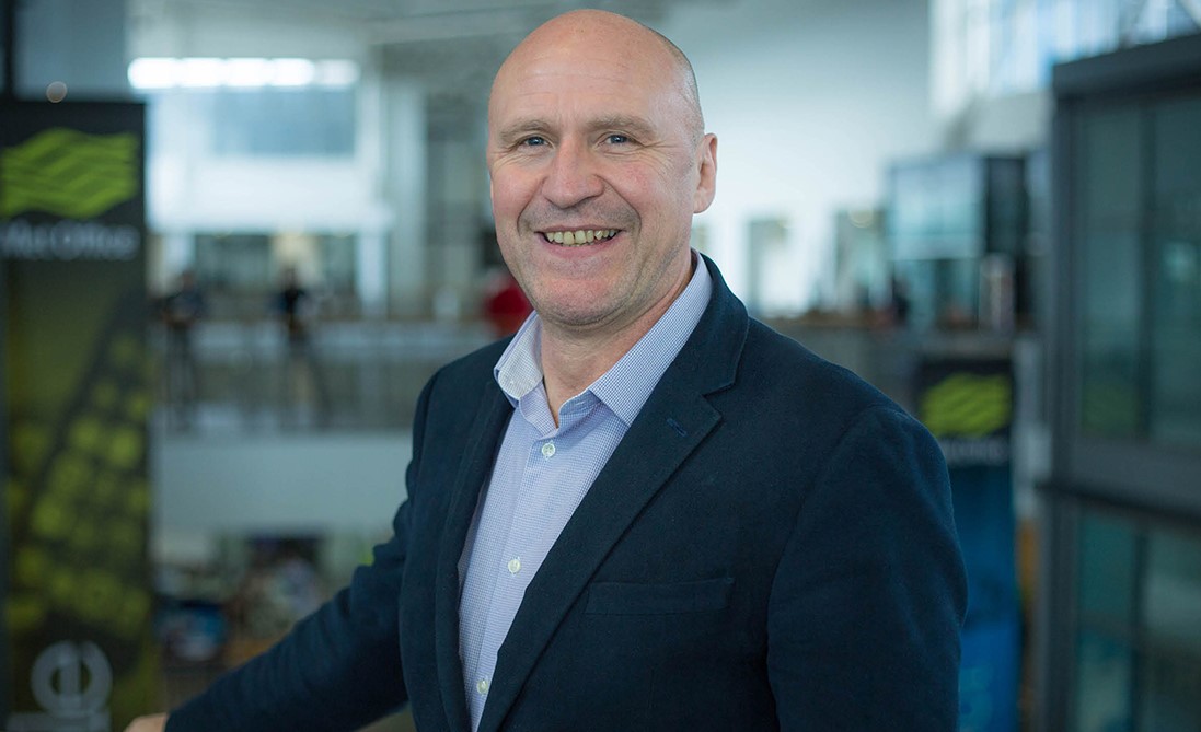 A corporate headshot of Charles Ewen, Met Office Technology Director and Chief Information Officer.