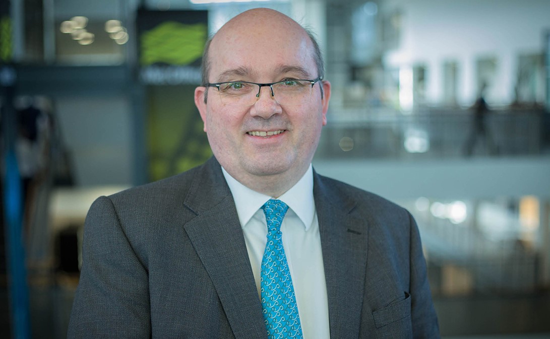 A corporate headshot of Nick Jobling, Met Office Chief Finance Officer.