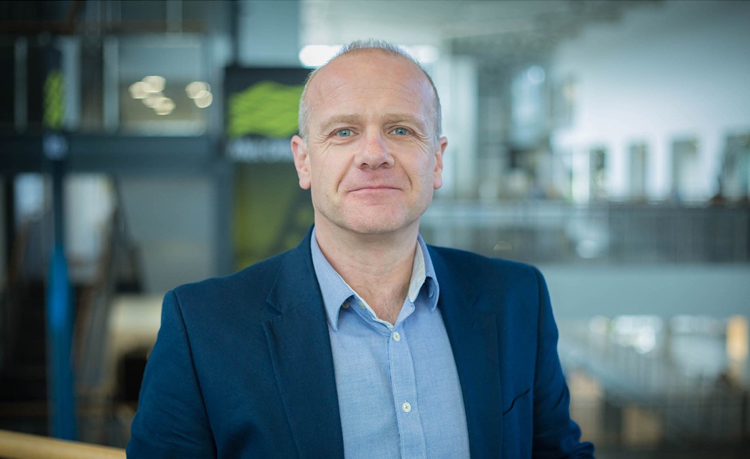 A corporate headshot of Simon Vosper, Met Office Science Director.