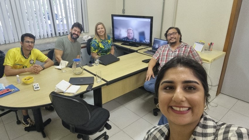 The AmazonFACE team at the INPA office, Manaus.