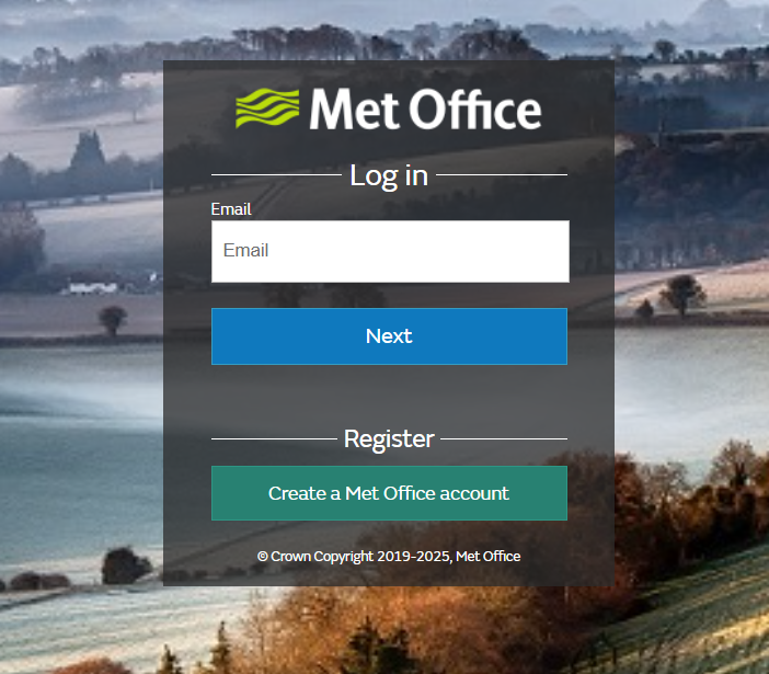 Africa Web Viewer registration page