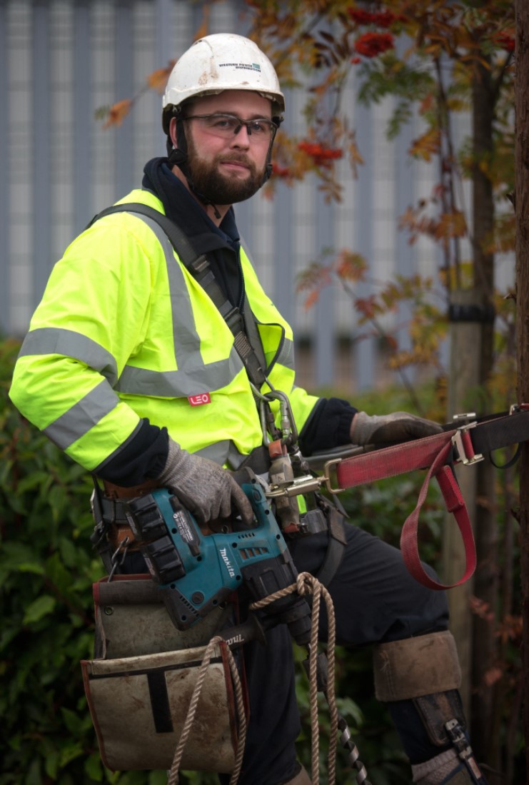 My Winter Overhead Linesman Sean HarringtonThorley Met Office
