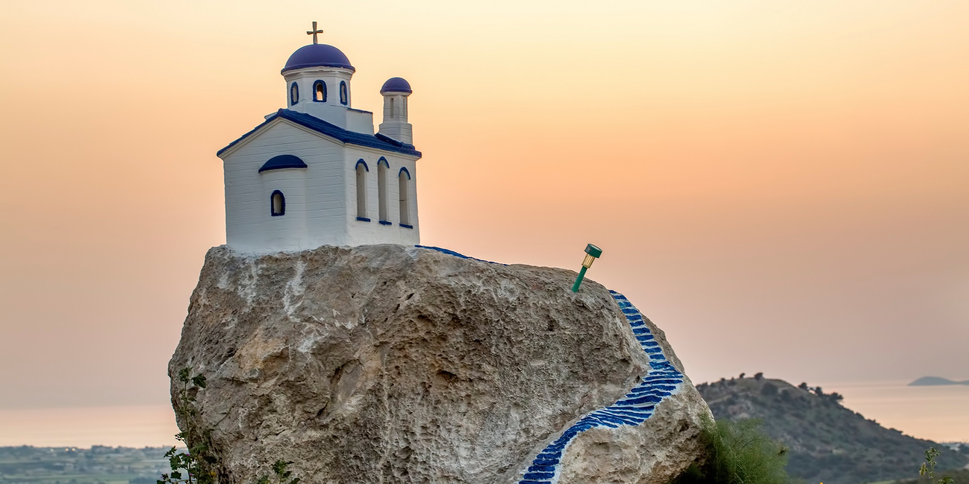 Chapel overlooking Kos, Greece