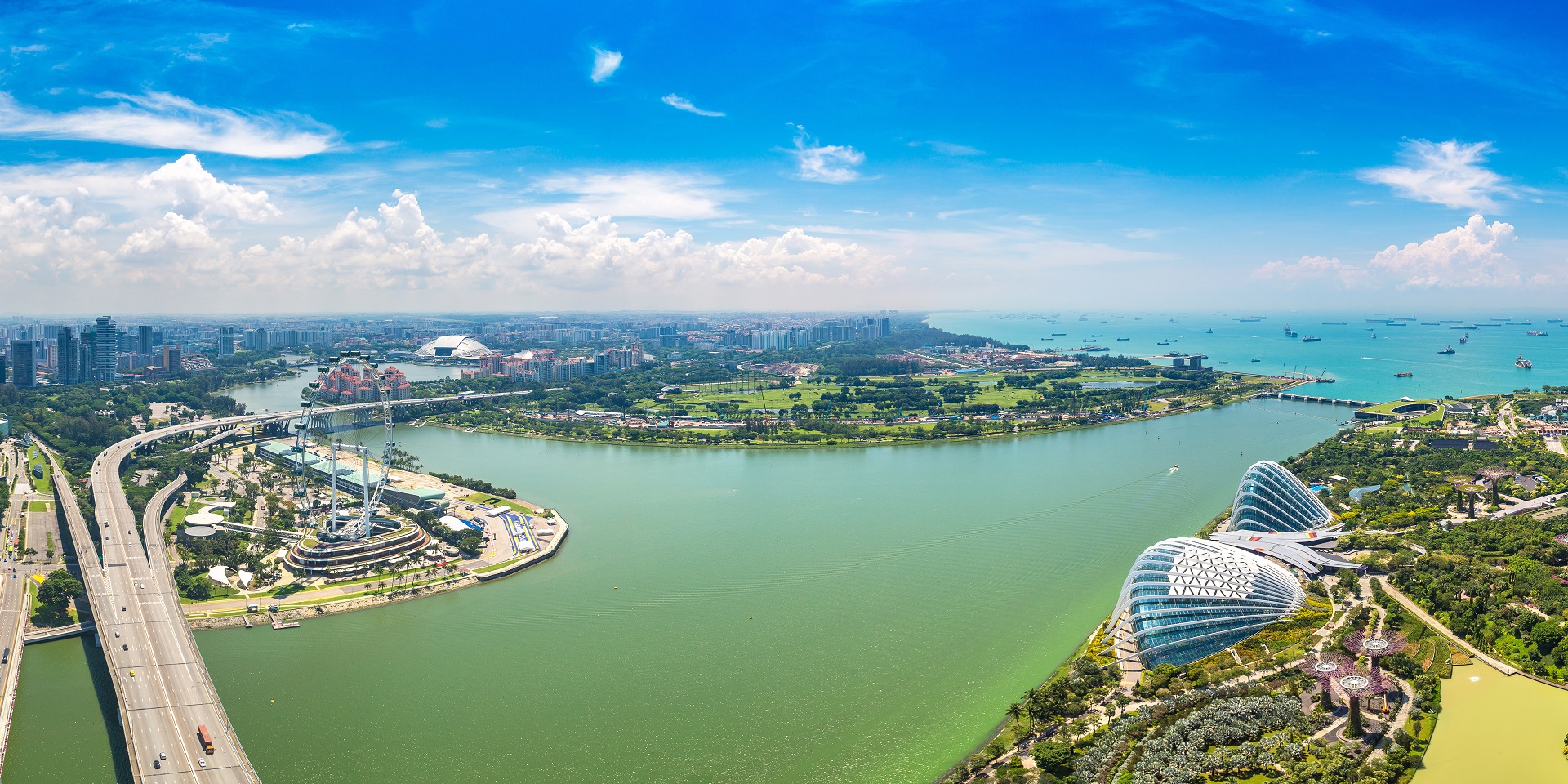 City skyline of Singapore