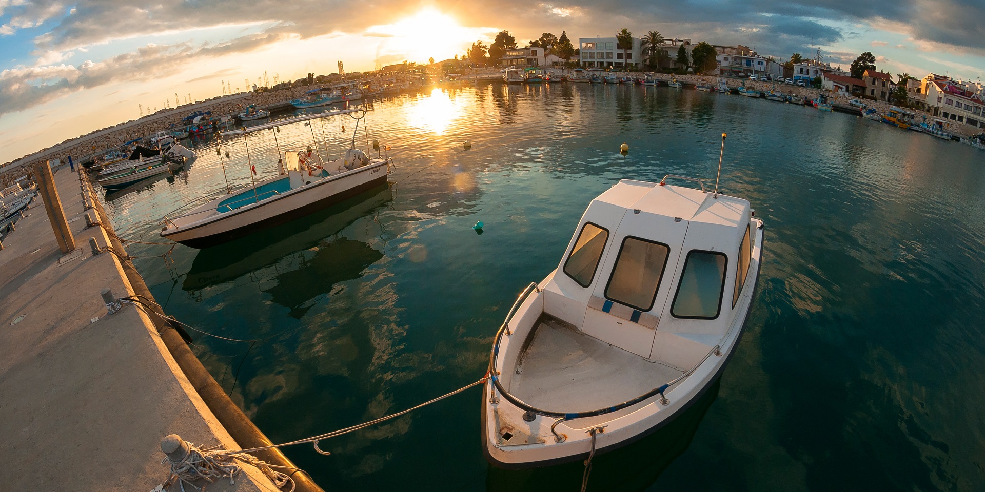Marina in Cyprus