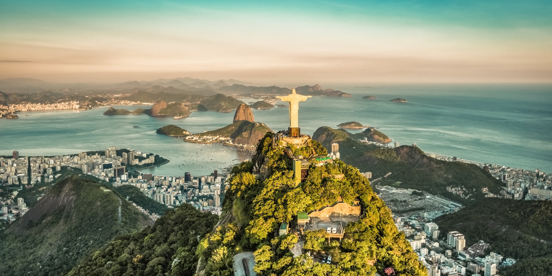 Statue of Christ the Redeemer overlooking Rio de Janeiro