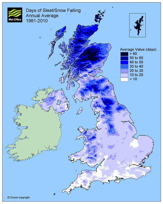 Snow Depth Chart