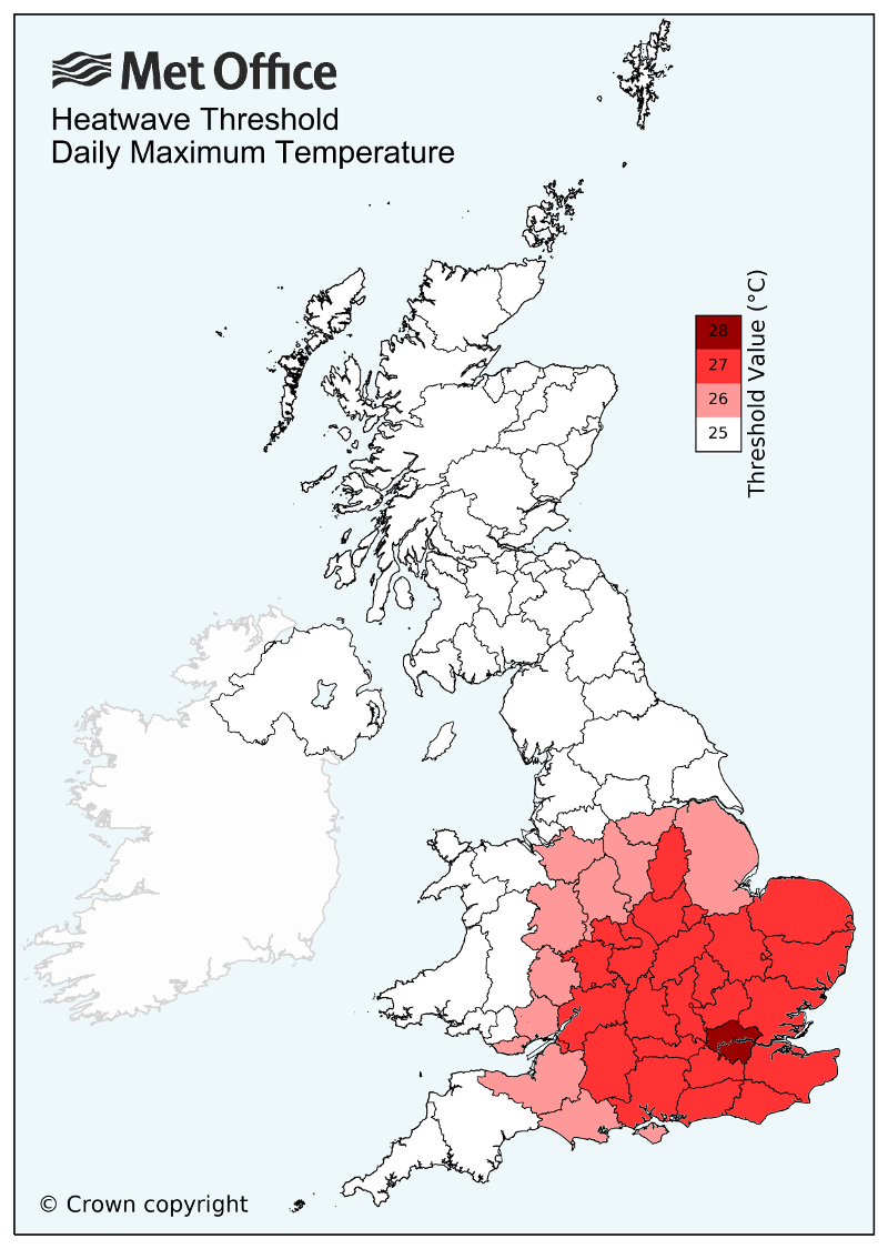 What Is A Heatwave Met Office